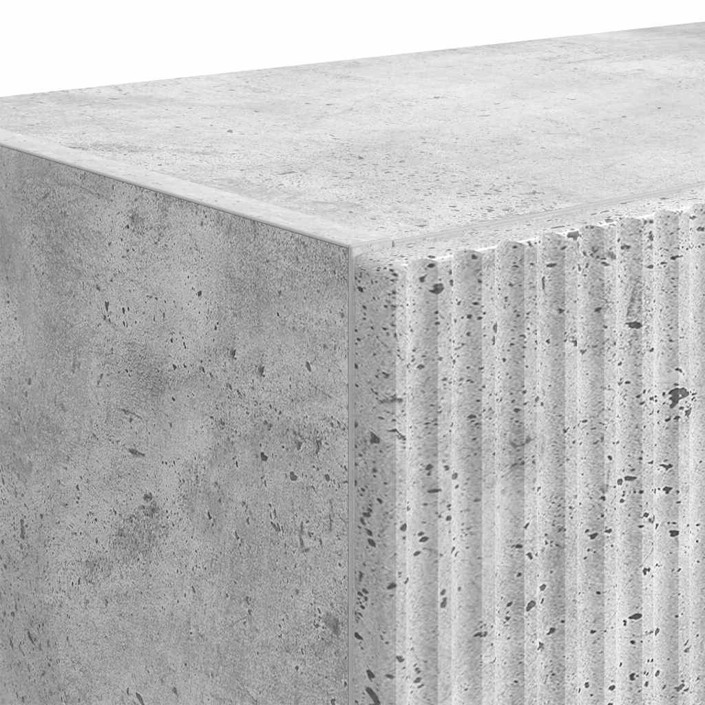 TV-Wandschrank Beton Grau 59,5 x 31 x 100 cm Holzwerkstoff