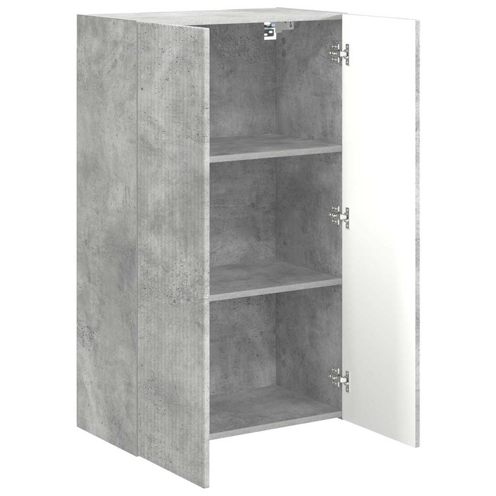 TV-Wandschrank Beton Grau 59,5 x 31 x 100 cm Holzwerkstoff