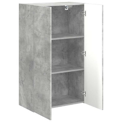 TV-Wandschrank Beton Grau 59,5 x 31 x 100 cm Holzwerkstoff