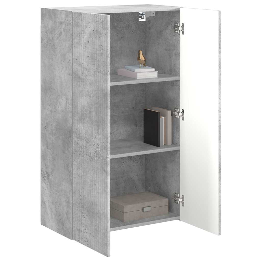 TV-Wandschrank Beton Grau 59,5 x 31 x 100 cm Holzwerkstoff