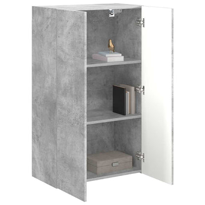 TV-Wandschrank Beton Grau 59,5 x 31 x 100 cm Holzwerkstoff