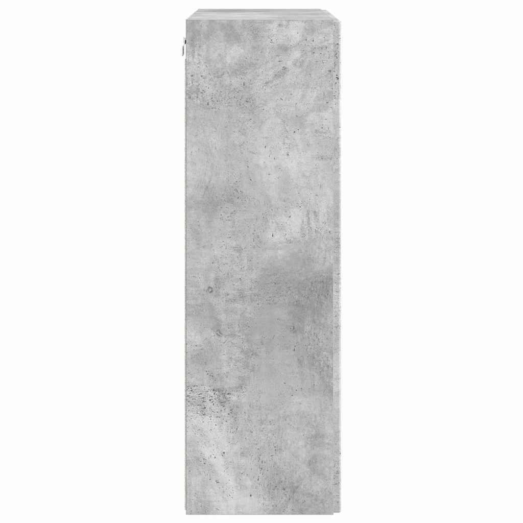 TV-Wandschrank Beton Grau 59,5 x 31 x 100 cm Holzwerkstoff