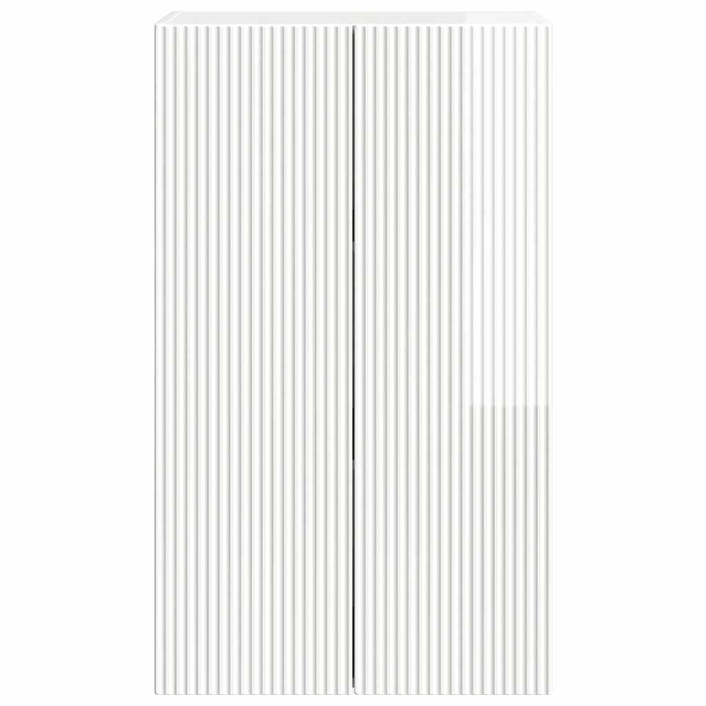 TV-Wandschrank Hochglanz Weiß 59,5 x 31 x 100 cm Holzwerkstoff