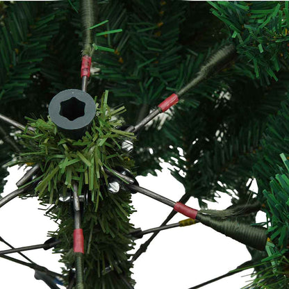 Moderner künstlicher Klapp-Weihnachtsbaum Schnee flocked Weiß