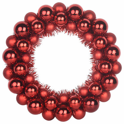 Weihnachtsballkränze 2 pcs Rot 33 x 33 x 7 cm Polystyrol
