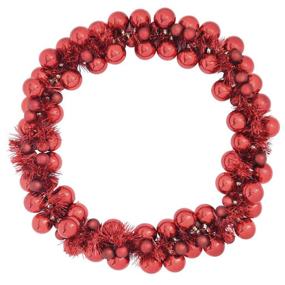 Weihnachtskugelgirlande Rot 186 cm Polystyrol