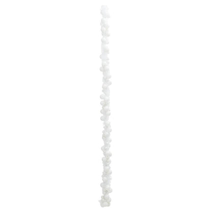 Weihnachtskugelgirlande Weiß 186 cm Polystyrol