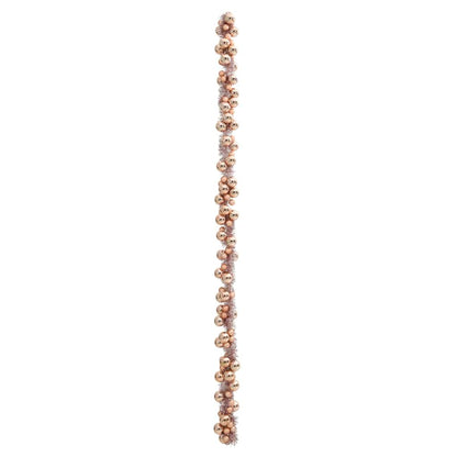 Weihnachtskugelgirlande Rose Gold 186 cm Polystyrol