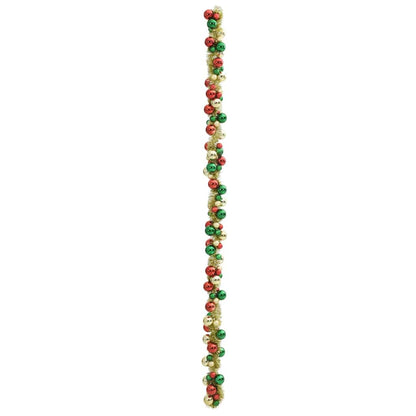 Weihnachtskugelgirlande Mehrfarbig 186 cm Polystyrol
