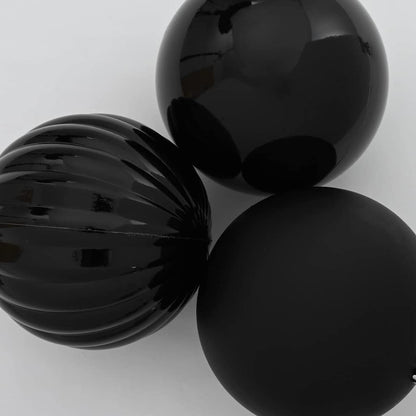 Weihnachtskugel-Set 9 pcs Schwarz