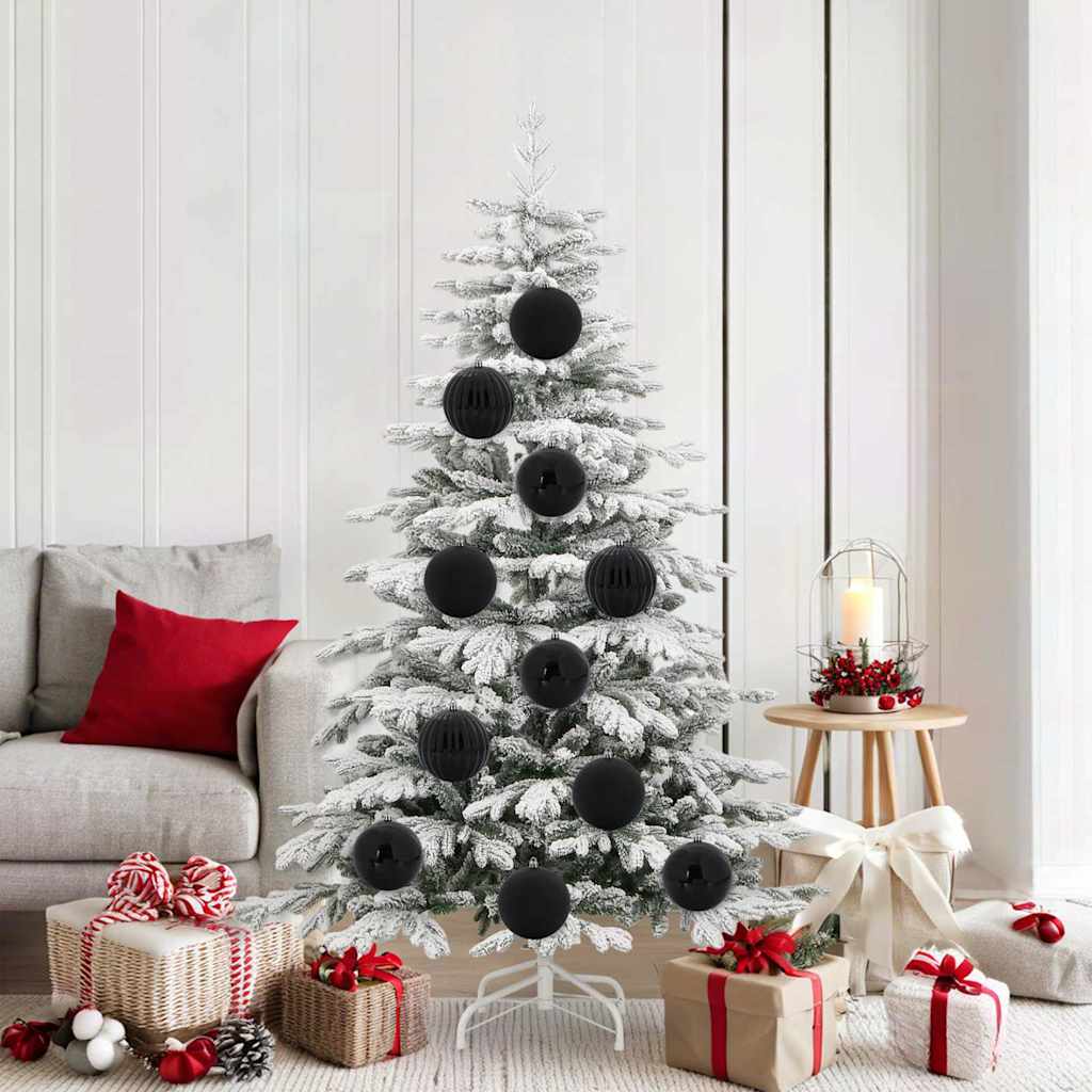 Weihnachtskugel-Set 9 pcs Schwarz