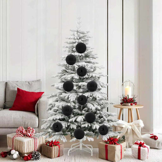 Weihnachtskugel-Set 9 pcs Schwarz