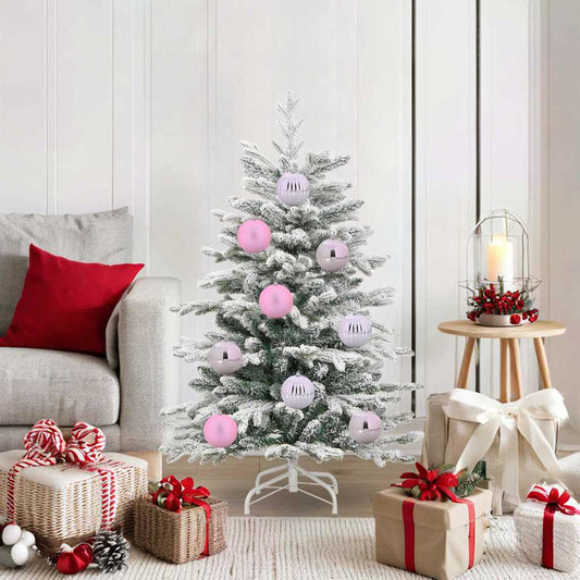 Weihnachtskugel-Set 15 pcs Rosa