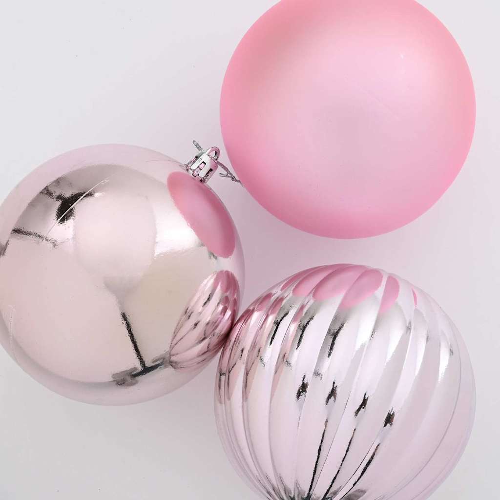 Weihnachtskugel-Set 4 pcs Rosa