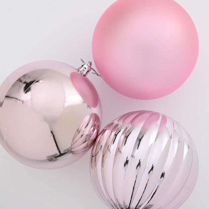 Weihnachtskugel-Set 4 pcs Rosa