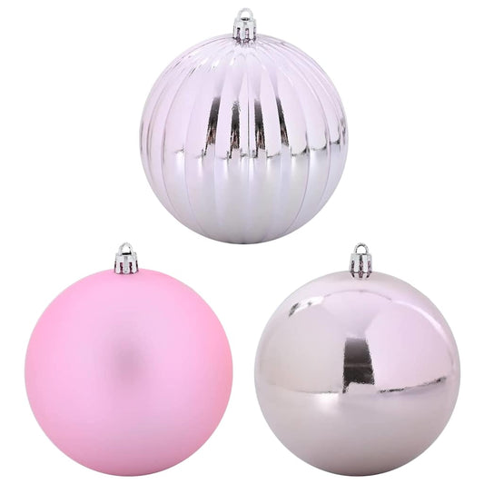 Weihnachtskugel-Set 4 pcs Rosa