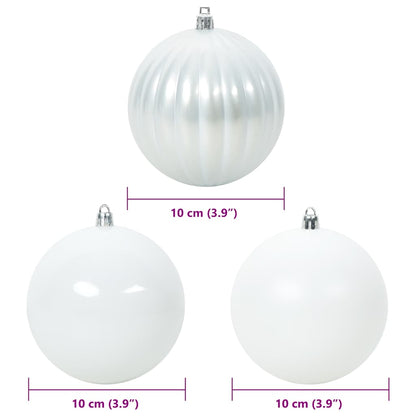 Weihnachtskugel-Set 15 pcs Weiß