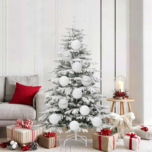 Weihnachtskugel-Set 9 pcs Weiß
