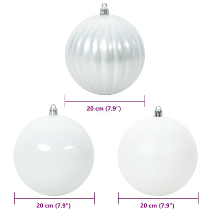 Weihnachtskugel-Set 4 pcs Weiß