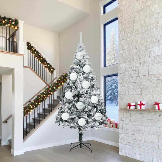 Weihnachtskugel-Set 3 pcs Weiß