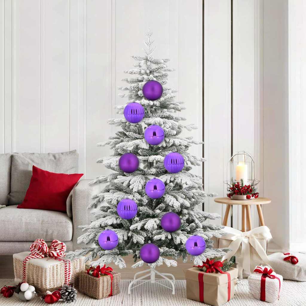 Weihnachtskugel-Set 9 pcs Lila