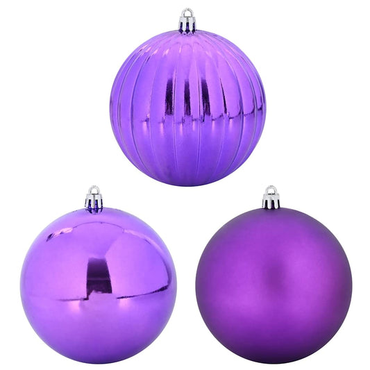 Weihnachtskugel-Set 9 pcs Lila
