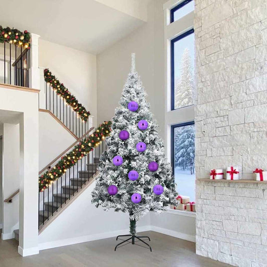 Weihnachtskugel-Set 4 pcs Lila