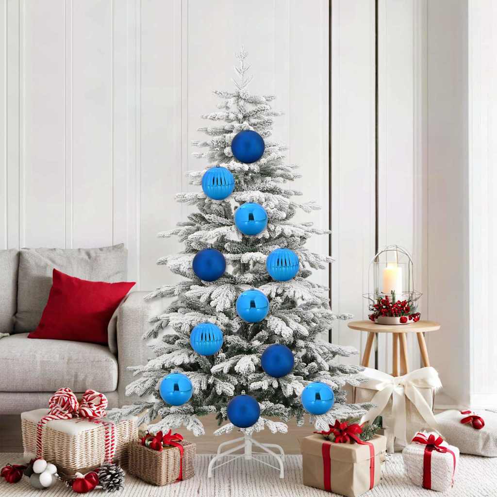 Weihnachtskugel-Set 9 pcs Blau