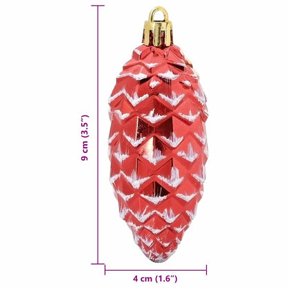 Weihnachtsbaumdekoration 40 pcs Rot
