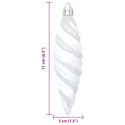 Weihnachtsbaumdekoration 40 pcs Weiß