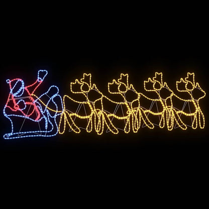 LED Weihnachtsdekoration Mehrfarbig 69 x 79 cm PVC