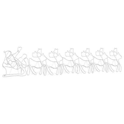 LED Weihnachtsdekoration Mehrfarbig 69 x 79 cm PVC