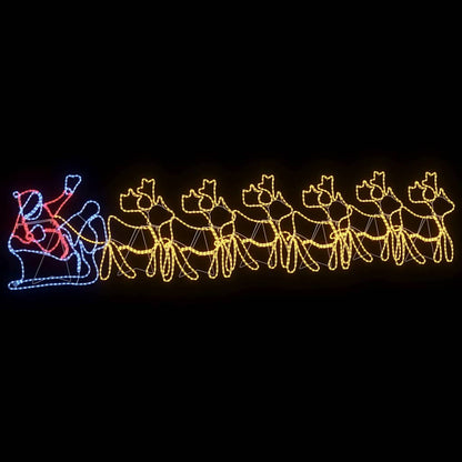 LED Weihnachtsdekoration Mehrfarbig 69 x 79 cm PVC