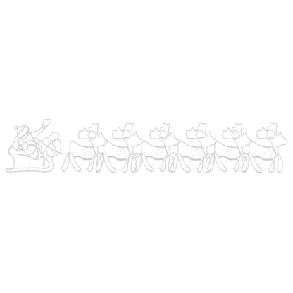 LED Weihnachtsdekoration Mehrfarbig 69 x 79 cm PVC