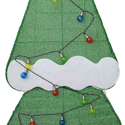 Beleuchteter Weihnachtsbaum mit 3 Geschenkboxen 2D Warm Weiß