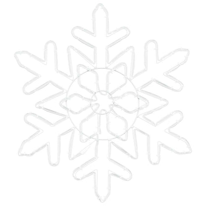 Weihnachts-Schneeflocke Blau 55.5 x 55.5 x 0.75cm PVC