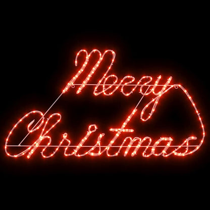 Weihnachtsschild mit 216 LEDs Rot 99 x 55 x 13 cm Eisen