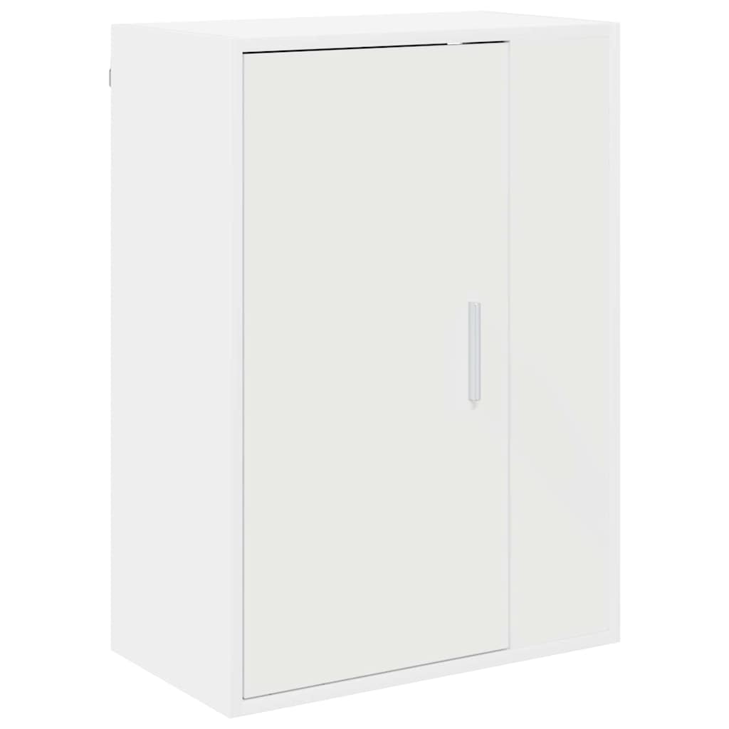 TV-Schrankset Wandmontiert 4 pcs Weiß Holzwerkstoff