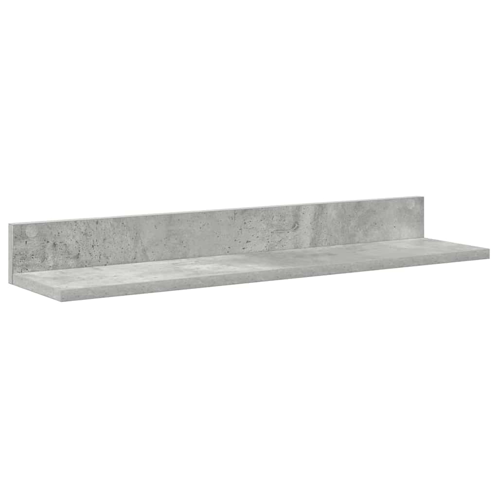 TV-Schrankset Wandmontiert 4 pcs Beton Grau Holzwerkstoff