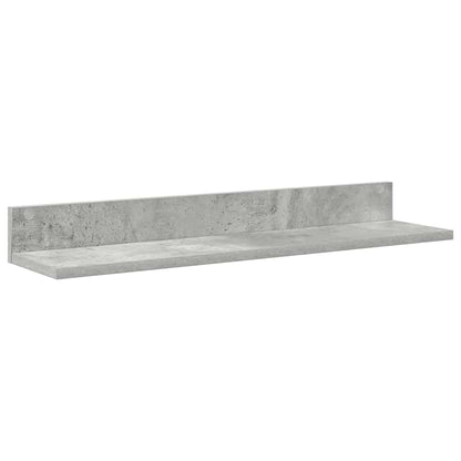 TV-Schrankset Wandmontiert 4 pcs Beton Grau Holzwerkstoff
