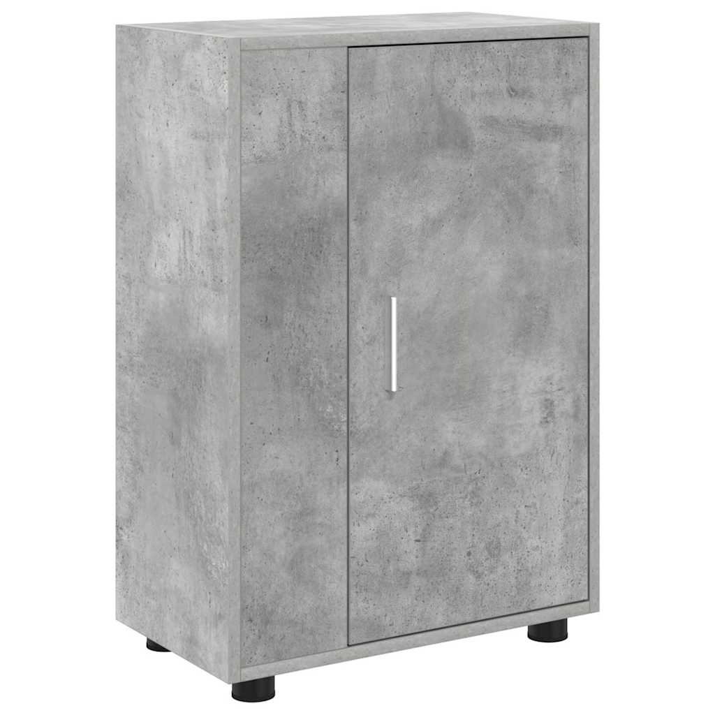 TV-Schrankset Wandmontiert 4 pcs Beton Grau Holzwerkstoff