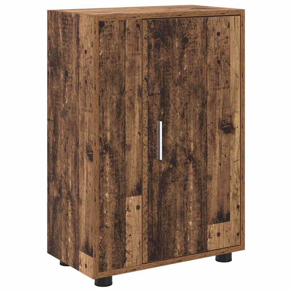 TV-Schrankset Wandmontiert 4 pcs Altholz Holzwerkstoff