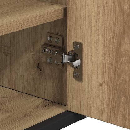 Badezimmermöbel-Set mit Regal 3 pcs Artisan-Eiche Holzwerkstoff