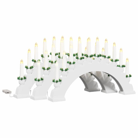 Weihnachtskerzenbogen mit 10 LED Kerzen 3 pcs Weiß