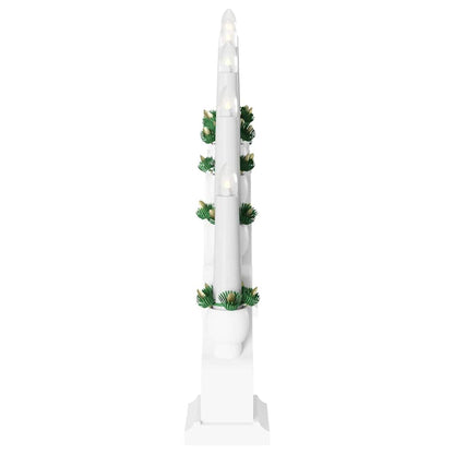 Weihnachtskerzenbogen mit 10 LED Kerzen 3 pcs Weiß