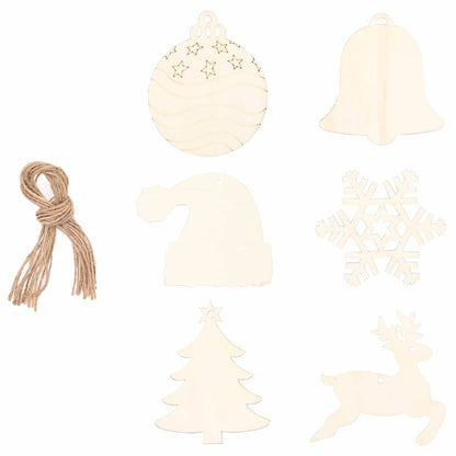Weihnachtsbaum mit 30 LEDs Natur 90 cm Massives Eschenholz