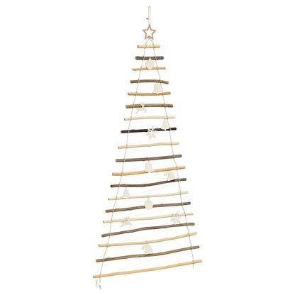Weihnachtsbaum mit 100 LEDs Natur 180 cm Massives Eschenholz