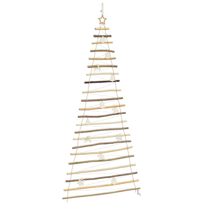 Weihnachtsbaum mit 130 LEDs Natur 210 cm Massives Eschenholz