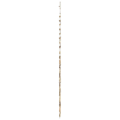Weihnachtsbaum mit 130 LEDs Natur 210 cm Massives Eschenholz