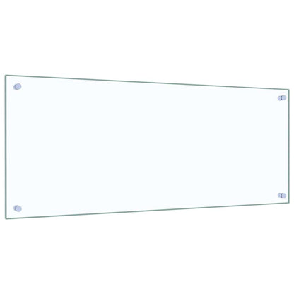 Küchenrückwand 2 pcs Transparent 100 x 40 cm Gehärtetes Glas